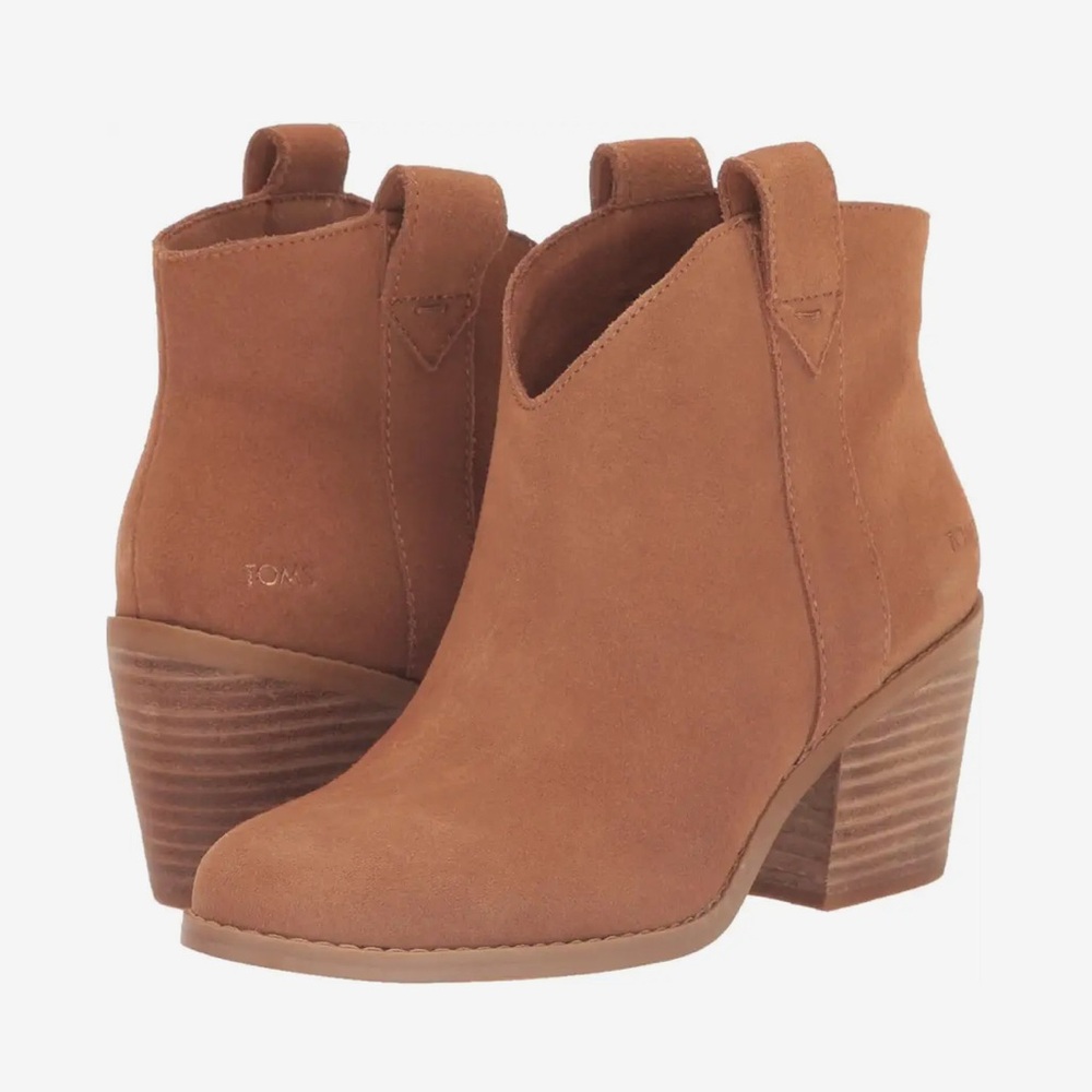 TOMS • Constance Suede Ankle Booties